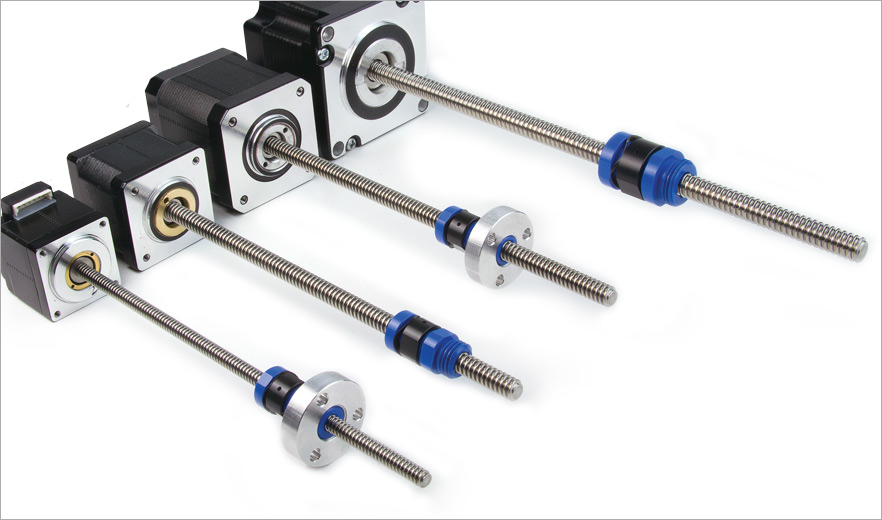 LE Models Stepper motor LINEAR ACTUATOR SYSTEMS WITH EXTERNAL NUT